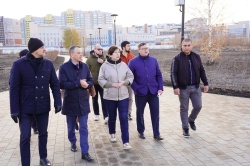 Итоги благоустройства общественных пространств по нацпроекту обсудили на выездном совещании