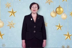 Видеопоздравление с Новым годом от председателя БГД Галины Буевич