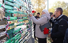 В Ленинском районе почтили память героев-земляков: на «Дереве памяти» появились новые имена