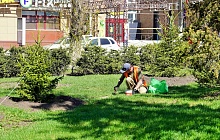 Городские власти оценили готовность Мемориала Славы к празднованию Дня Победы 