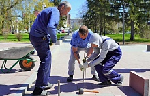 Городские власти оценили готовность Мемориала Славы к празднованию Дня Победы 