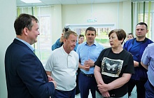 Вячеслав Франк и Галина Буевич посетили детский лагерь «Медвежонок»