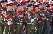 В День Победы на городском Мемориале Славы возложили цветы